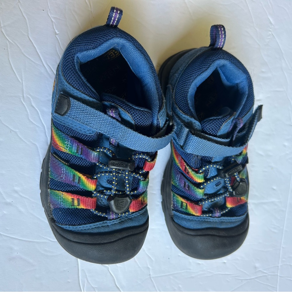 Keen Kids Blue and Multicolor Sneakers Kids 12 - Picture 3 of 5